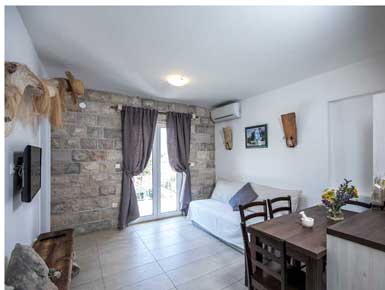 Spavaća soba  apartmana Bernardica